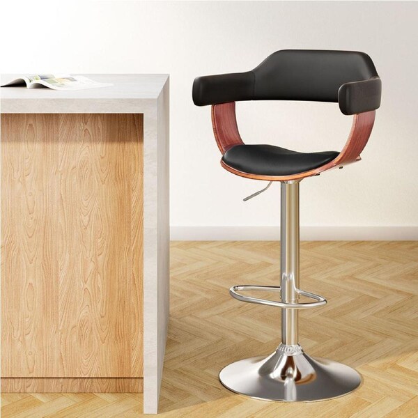 Artiss Bar Stools Gas Lift Leather Selina X1/2/4 x1