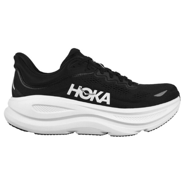 Hoka Men's Bondi 9 Running Shoes Black/White US Men's 10.5