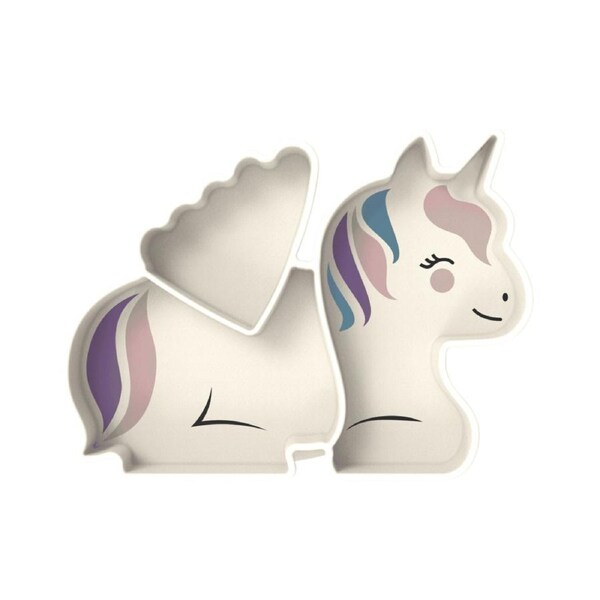 Melii Silicone Suction Plate - Unicorn Unicorn
