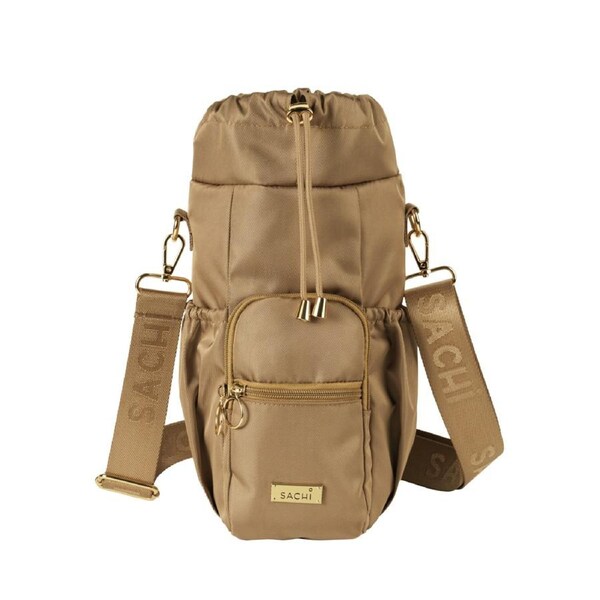 Sachi Crossbody Insulated Bottle Bag - Latte Latte