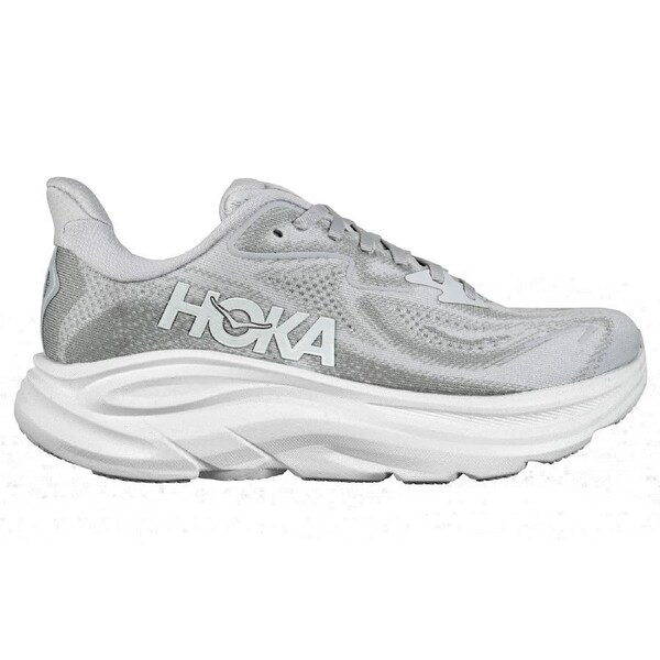 Hoka Women's Clifton 10 Running Shoes Cosmic Grey/Stardust US Women's 8