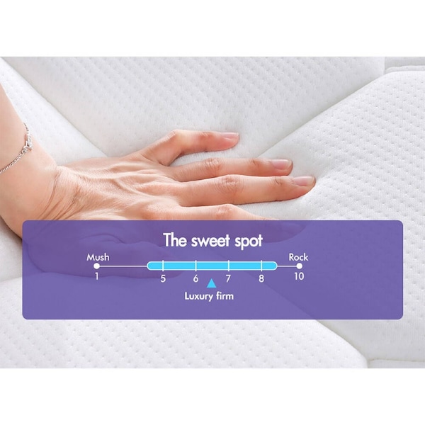 22cm Mattress Pillow Top STARRY EUCALYPT (Queen Double King Single Bed) King