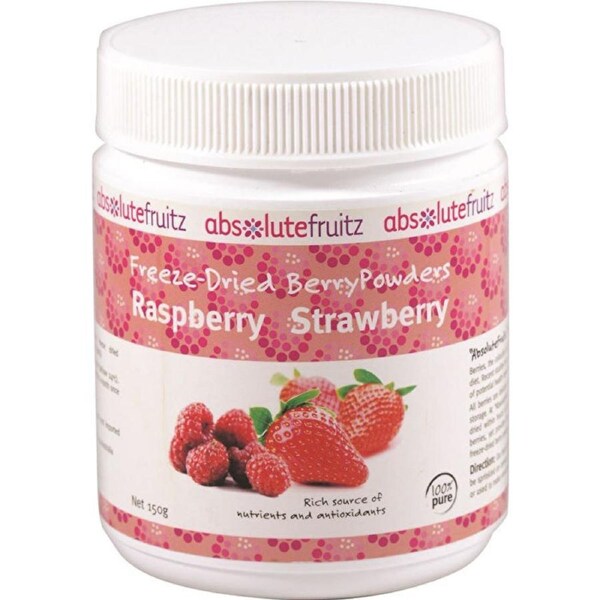Absolute Fruitz AbsoluteFruitz Freeze-Dried Raspberry Strawberry Powder 150g 150g