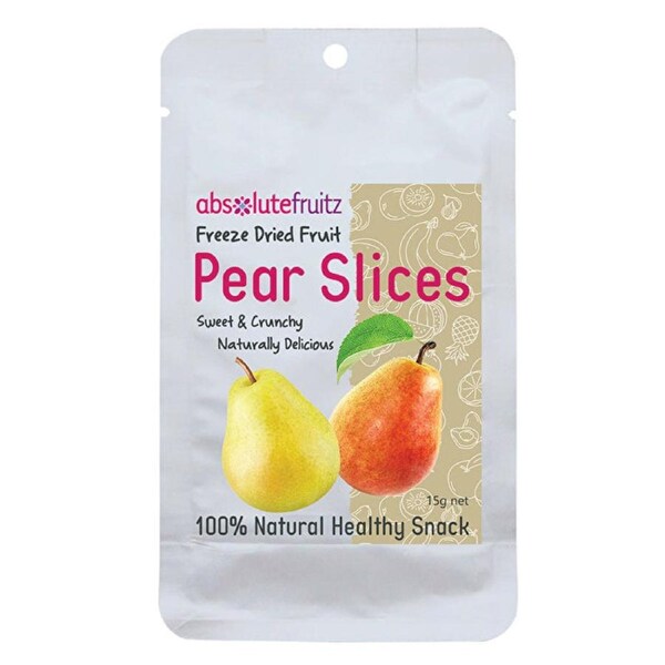 Absolute Fruitz AbsoluteFruitz Freeze Dried Pear Slices 15g 15g