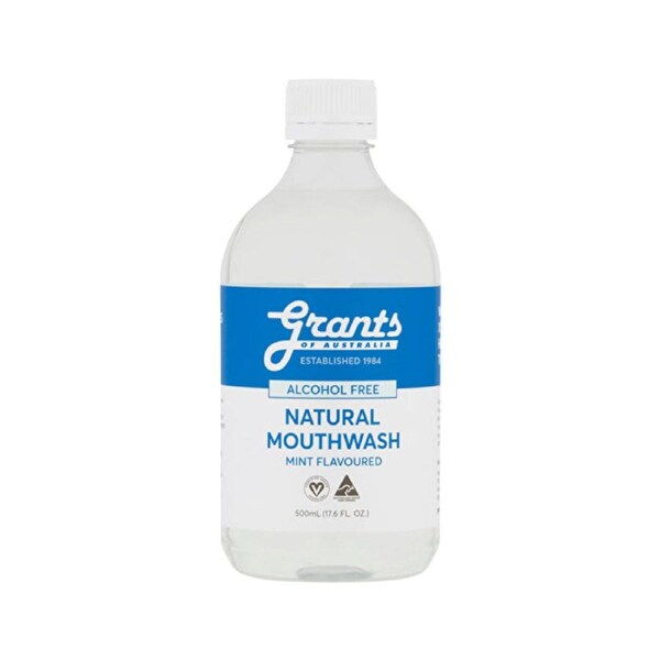 Grants Of Australia Natural Mouthwash Minty Fresh 500ml 500ml