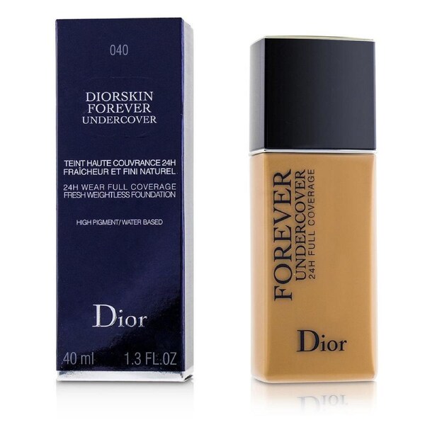 Christian Dior Diorskin Forever Undercover 24H Wear Full Coverage Water Based Foundation - # 040 Honey Beige 40ml/1.3oz 040 Honey Beige / 40ml/1.3oz
