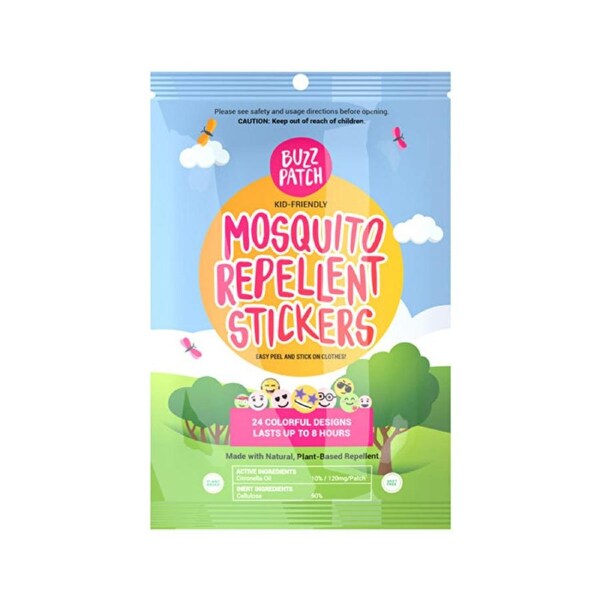 NATPAT BuzzPatch Organic Mosquito Repellent Stickers x 24 Pack 24 Pack