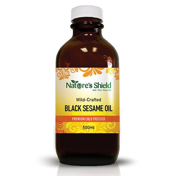Nature's Shield Wild-Crafted Black Sesame Oil 500ml 500ml
