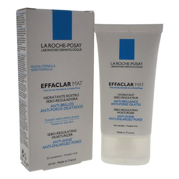 Effaclar Mat Oil-Free Mattifying Moisturizer by La Roche-Posay for Unisex - 1.35 oz Moisturizer 1.35 oz