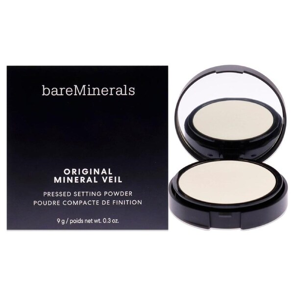 Original Mineral Veil Pressed Setting Powder - Translucent by bareMinerals for Women - 0.3 oz Powder 0.3 oz