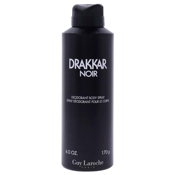 Drakkar Noir by Guy Laroche for Men - 6 oz Body Spray 6 oz