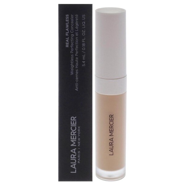 Real Flawless Weightless Perfecting Concealer - 3W1 Ligh to Medium with Warm Undertones by Laura Mercier for Women - 0.18 oz Concealer 0.18 oz