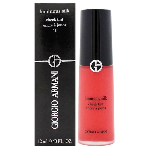 Luminous Silk Cheek Tint - 41 Flaming Red by Giorgio Armani for Women - 0.6 oz Blush 0.6 oz