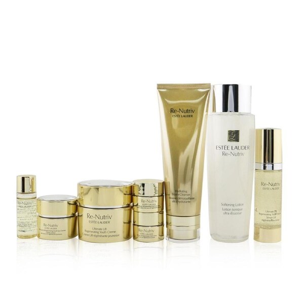 Estee Lauder The Secret Of Infinite Beauty Ultimate Lift Travel Collection: Creme 50ml+Serum 30ml+Eye Creme 15ml+Softening Lotion 250ml... 8pcs+1bag 8pcs+1bag