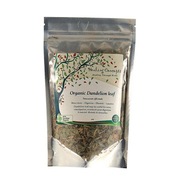 Healing Concepts Teas Healing Concepts Organic Dandelion Leaf Tea 40g 40g