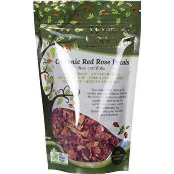 Healing Concepts Organic Red Rose Petals 30g 30g