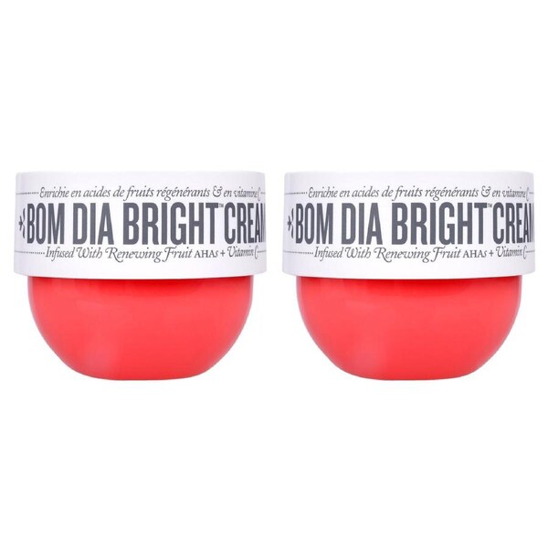 Sol de Janeiro Bom Dia Bright Cream by Sol de Janeiro for Unisex - 2.5 oz Body Cream - Pack of 2 2.5 oz