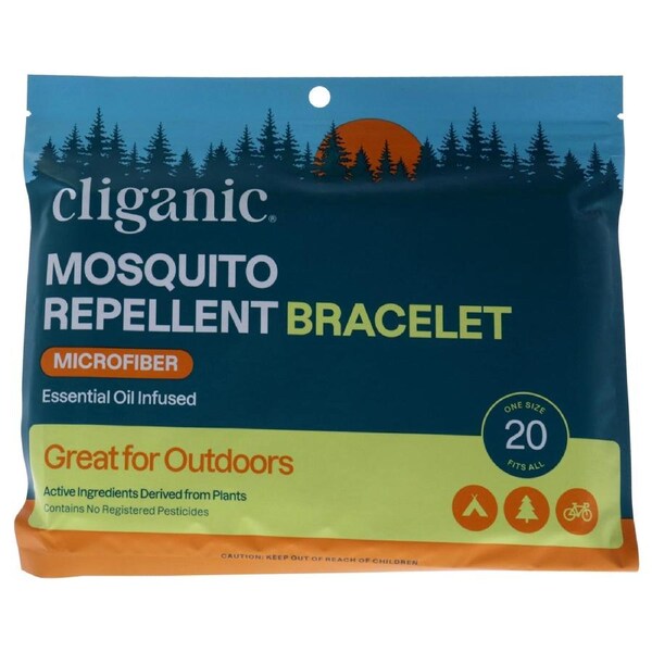 Cliganic Microfiber Repellent Bands by Cliganic for Unisex - 20 Pc Band 20 Pc