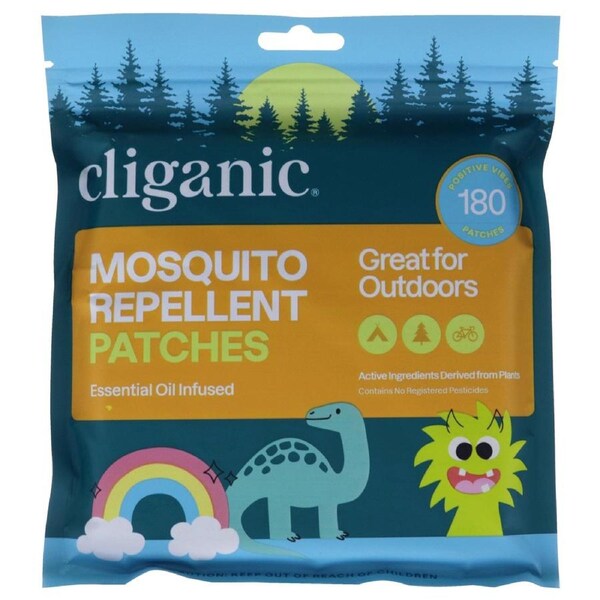 Cliganic Repellent Patches Positive Vibes by Cliganic for Kids - 180 Pc Patches 180 Pc