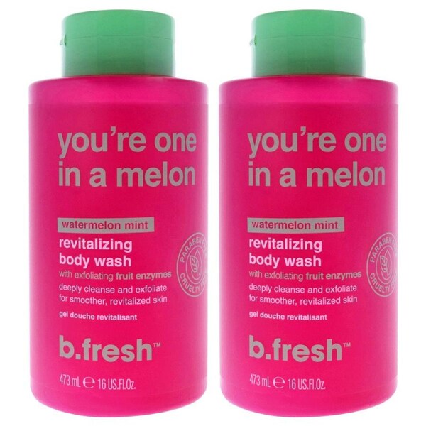 B.Tan Youre One In A Melon Body Wash by B.Tan for Unisex - 16 oz Body Wash - Pack of 2 16 oz