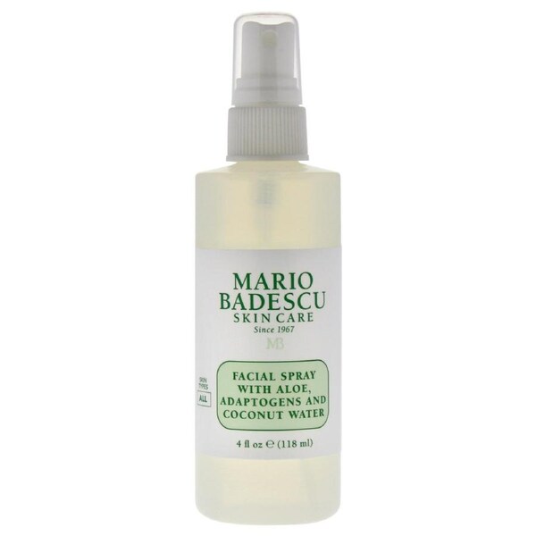 Mario Badescu Facial Spray with Aloe Adaptogens and Coconut Water by Mario Badescu for Women - 4 oz Spray 4 oz