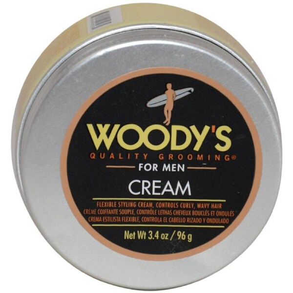 Flexible Styling Cream by Woodys for Men - 3.4 oz Cream 3.4 oz