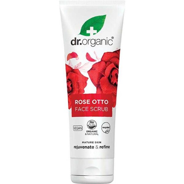 Dr Organic Face Scrub Rose Otto 125ml 125ml