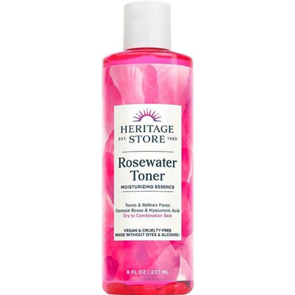 Heritage Store Rosewater Toner Dry to Combination Skin 237ml 237ml