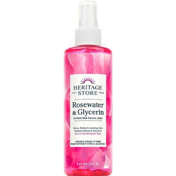 Heritage Store Rosewater & Glycerin Hydrating Facial Mist 237ml 237ml