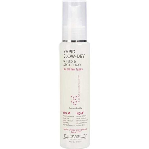 Giovanni Hair Shield & Style Spray Rapid Blow-Dry 118ml 118ml