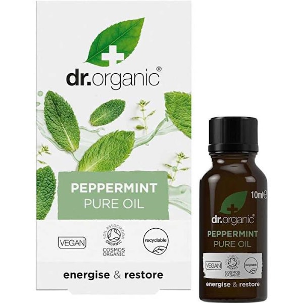 Dr Organic Peppermint Oil 100% Pure 10ml 10ml