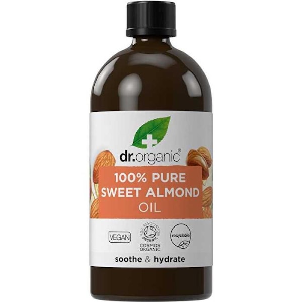 Dr Organic Sweet Almond Oil 100% Pure 100ml 100ml
