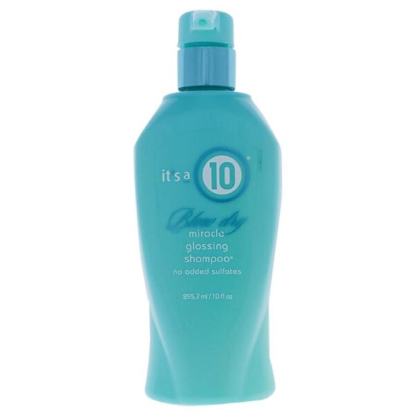 Miracle Blow Dry Glossing Shampoo by Its A 10 for Unisex - 10 oz Shampoo 10 oz