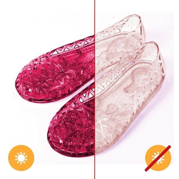 Heart Sole Girl Jellies Shoes - 10 Pink by DelSol for Kids - 1 Pair Shoes 1 Pair
