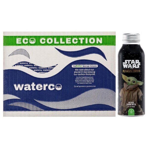 Star Wars Mandalorian Aluminum Water Bottle by Star Wars for Unisex - 12 x 12 oz Water 12 x 12 oz