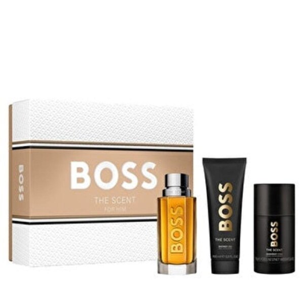 Hugo Boss Boss The Scent Man Set Eau De Toilette & Sg & Deo Stick 70g 100ml 100ml