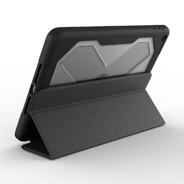 Zagg Rugged Messenger Case for iPad 10.2" (9th/8th/7th Gen) - Charcoal Black