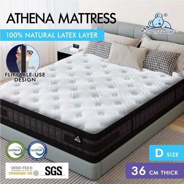 36cm Mattress STARRY EUCALYPT Double-Sided (Queen Double King Single) Double