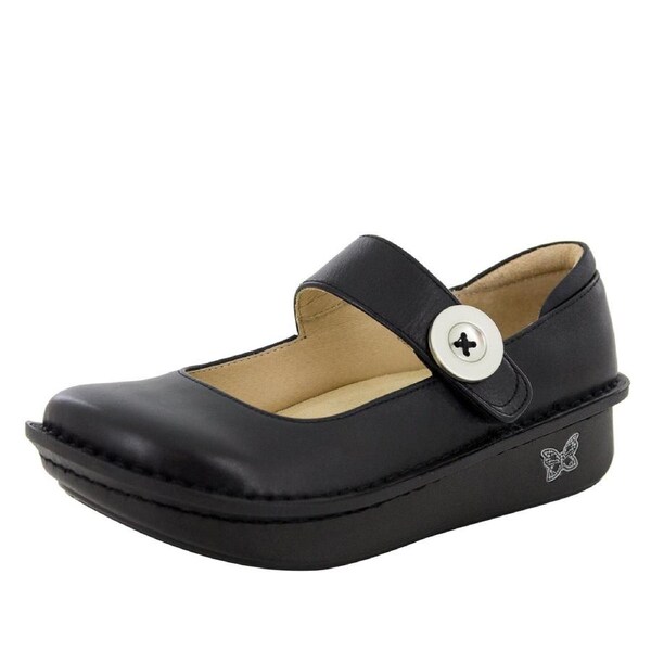 ALEGRIA Paloma Nursing Shoes Slip On Womens Work Working Hospitality - Black Nappa 36