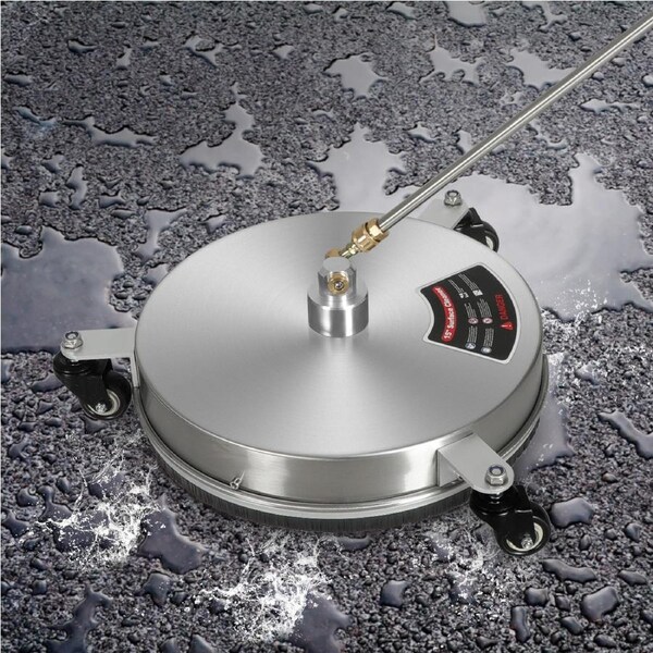 Traderight Pressure Washer Surface Cleaner With Wheels Stainless 27600 kPa 15"