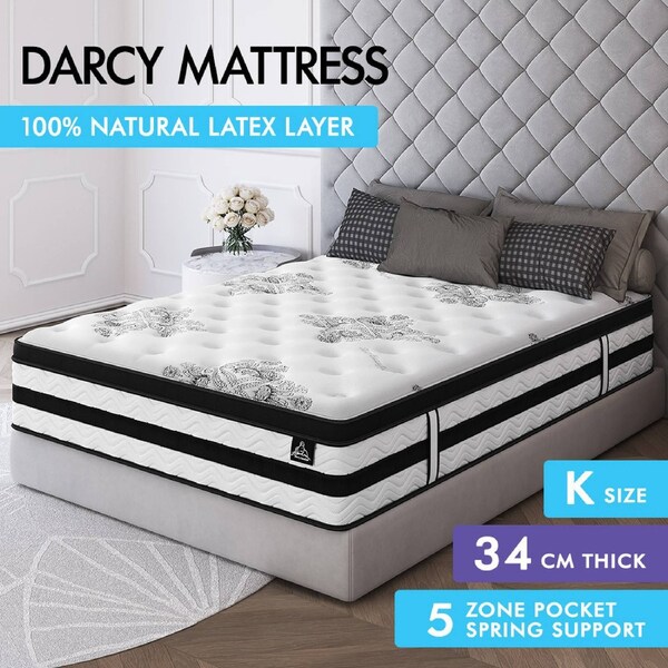 STARRY EUCALYPT Mattress Cool Gel (Double Queen King Single) King - Darcy
