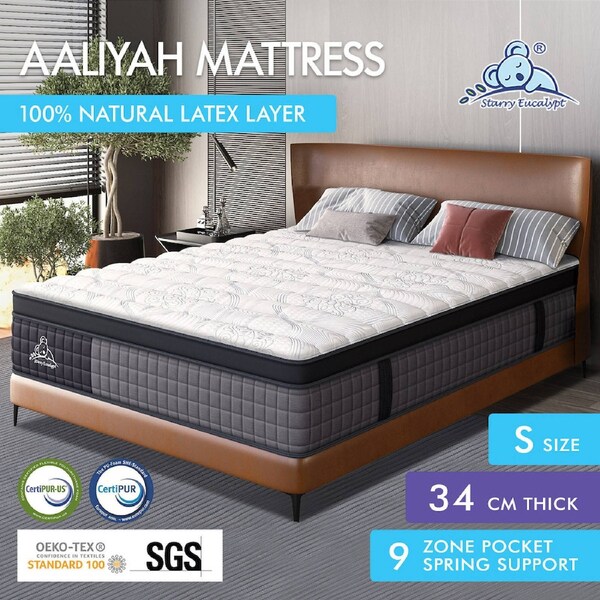 STARRY EUCALYPT Mattress Cool Gel (Double Queen King Single) Single - Aaliyah