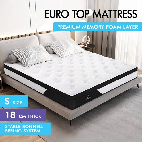 Spring Mattress STARRY EUCALYPT Bedding(Queen Double King Single) Single - Priscilla