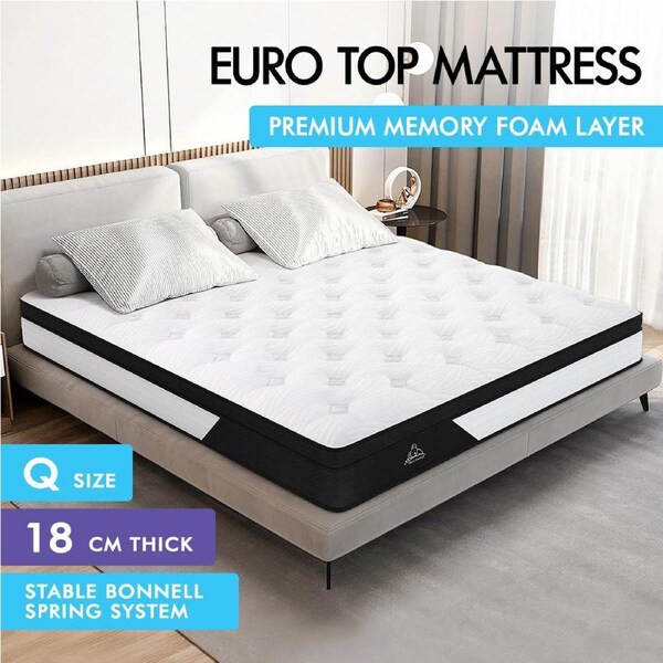 Spring Mattress STARRY EUCALYPT Bedding(Queen Double King Single) Queen - Priscilla