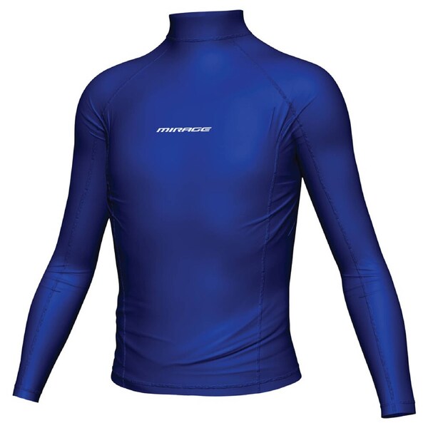 Mirage Unisex Youth Long Sleeve Lycra Rash Shirt Swimwear Blue 4