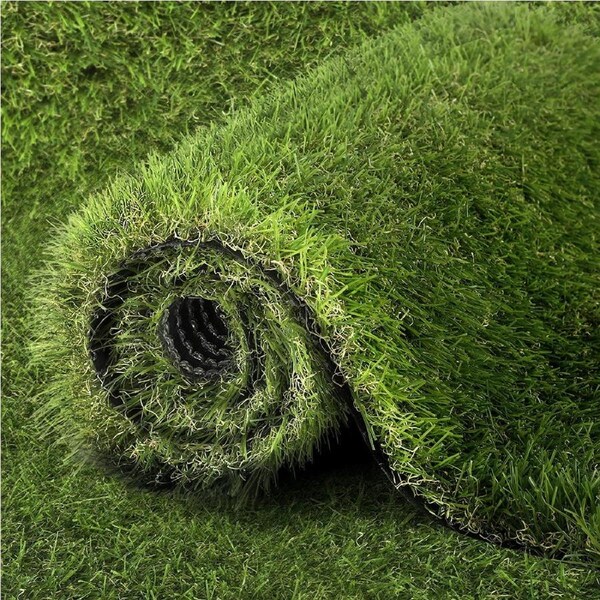 Prime Turf Artificial Grass Roll - 10-45mm Synthetic Lawn - 10-20SQM Fake Turf for Patio, Pets Yard 35MM - 2Mx5M 4-Coloured