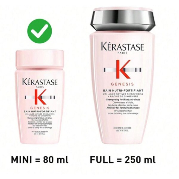 Kerastase Genesis Bain Nutri-Fortifiant 80ml/80ml*3/240ml 80ml*3/240ml