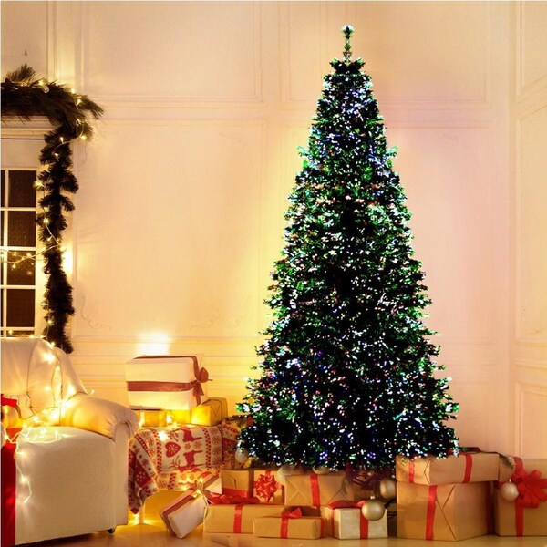 1.8m Christmas Tree Jingle Jollys Optic Fibre LED Xmas tree Multi Colour Multi-color