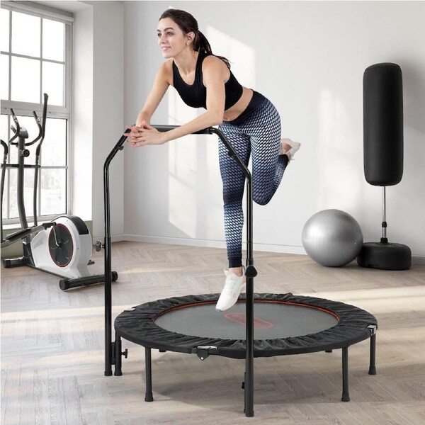 Mazam 48 50 55 60 inch Trampoline Rebounder Fitness Jumping Net for Adults Kids 48 in