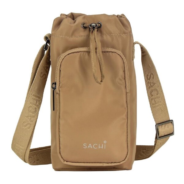Sachi Crossbody Lite Insulated Bottle Bag Latte